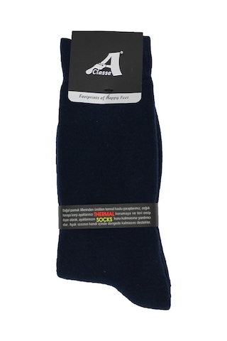 A Classe 6'Lı Paket Termal/Thermal Havlu Asorti Erkek Çorap Çok Renkli