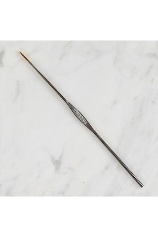 Abarta Yabalı Altın Uçlu Metal Saplı Dantel Tığ Numara Seçenekleri No 6 - 1,4 Mm