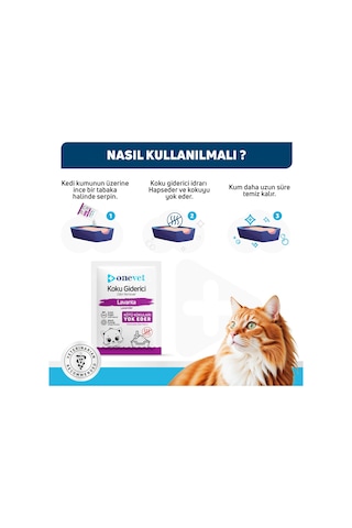 Onevet Kedi Kumu Koku Giderici 15x25 Gr Lavantalı