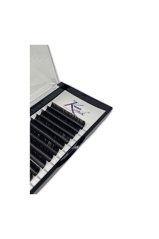 Kaşmir Kirpik Klasik 0.15 D Kıvrım 12 MM Düz Kirpik