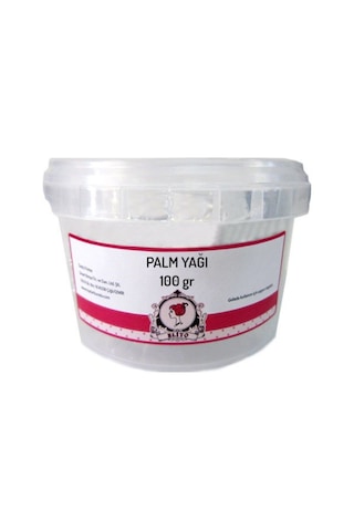 Palm (Palmiye) Yağı [Kozmetik Tipi] 100 G