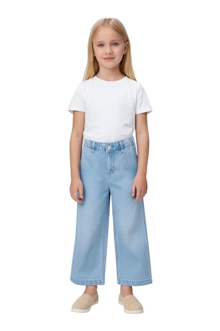 Seabubbles Wide Leg Denim Kız Çocuk Kot Pantolon Mavi