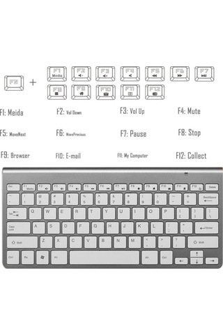 Microcase Al3946 2.4G Wireless Optik Bluetooth Kablosuz Klavye Ve Mouse Seti