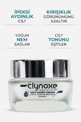 Glou Clynoxe Anti-Aging Yaşlanma Karşıtı Gece Bakım Kremi 50 ML