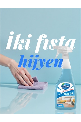 Masa Ve Genel Yüzey Temizleyici 750 Ml İz Bırakmayan Hijyenik Sprey Temizlik Tekli
