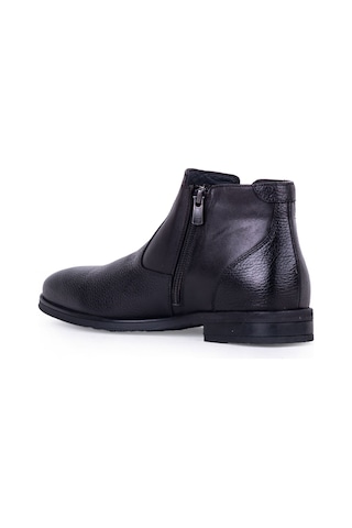 Pierre Cardin 4k 1196063 Hakiki Deri Fermuarlı Erkek Bot Siyah