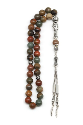 Jasper Doğal Taş Tesbih 8 Mm Küre Kesim 65654309