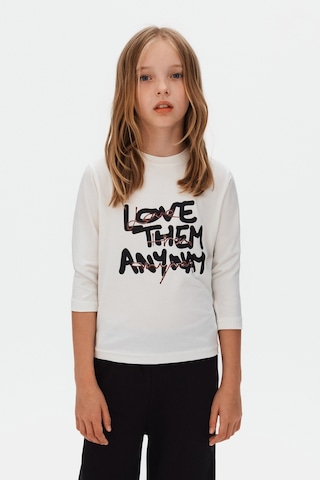 Xo Kids Kız Çocuk Tişort 8-14 Yaş 39302 Ekru