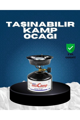 Portatif Kamp Ocağı Seti Denge Ayaklı Ve Tüplü - 12 Cm Outdoor Ocak Bx-315995