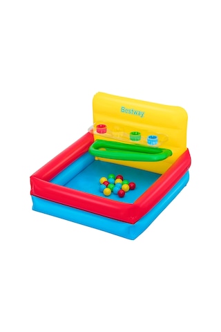 Bestway Sort 'n Play 15 Oyun Topu Ile Top Çukuru Seti Çok Renkli