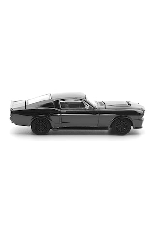 Pop Race 1:64 1967 Ford Shelby Mustang Gt500 Dark Chrome Limited Edition Prdc004 Model Araba Siyah