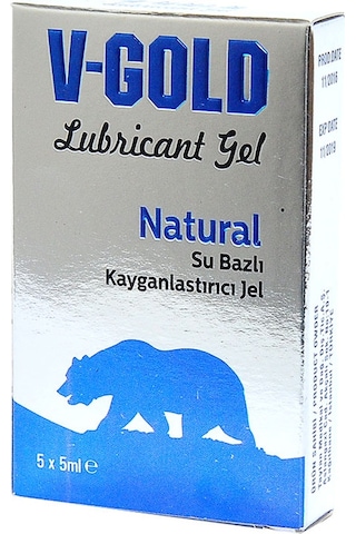 V-Gold Lubricant Gel 5 ML x 5 Adet