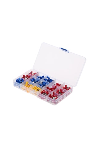 Kosona 280 Adet Kauçuk İzole Terminol Seti - Hızlı Kablolu Bağlantı, Soyma/solde Etmeden Güvenli Bağlantı, Elektrik Şoku Ve Kısa Devre Riskini Azaltır