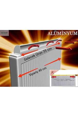 Isıtaç Petek Üstü Alüminyum Isı Yönlendirici