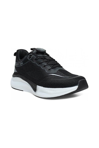 Slazenger Volis Siyah Comfort Günlük Bağcıklı Erkek Sneaker Ayakkabı Siyah