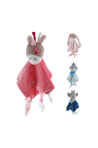 Dolıty Peluş Battaniye Diş Çıkarma Güvenlik Mavi-köpek Mavi Köpek Çok Renkli