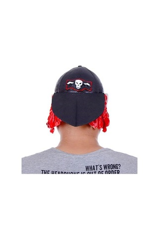 Lateks Şapkalı Gözlüklü Beyaz Maske +3