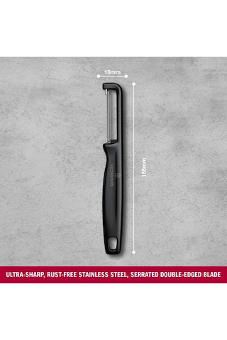 Victorinox 6.0943.3 Iota Tırtıklı Kenar Çift Taraf Siyah Soyacak Çok Renkli