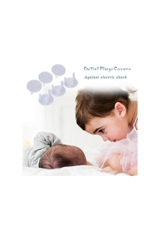 Xindoker 6 Adet Beyaz İngiliz Tipi Çocuk Elektrik Prizi Koruyucu Kapağı - Şok Engelleme Ve Ev Güvenliği Sağlama Fonksiyonu