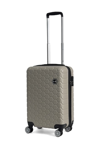 Reymond Luggage Altıgen Abs Seyahat Valizi, Kabin Boy Bej