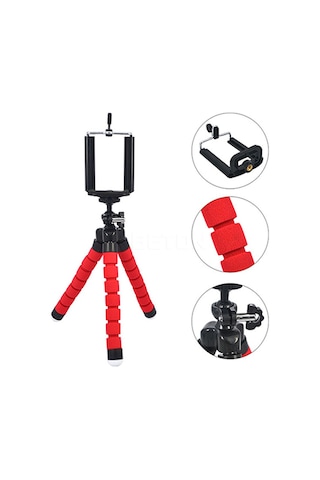 Thentech 3 Ayaklı Ayarlanabilir Sünger Ayak Kaplamalı Tripod