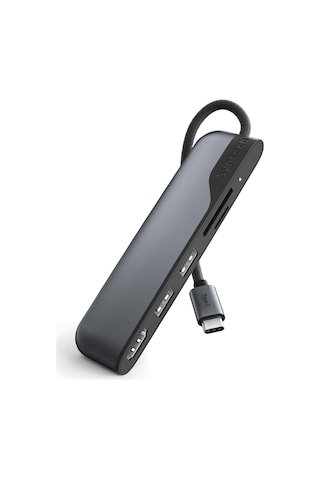 5 İ 1 Arada Usb-c Hdmı Adaptör Sd Ve Microsd Kart Okuyuculu Type-c Çoklayıcı