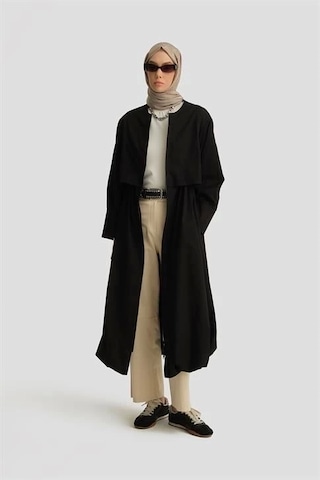 Armine Balon Etekli Pardesü 25y8205 Siyah Siyah