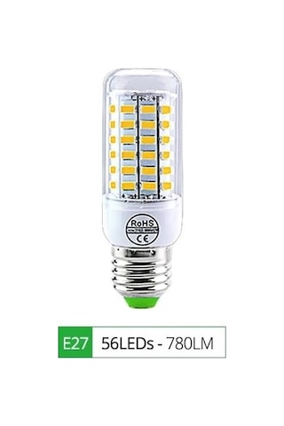 Agoodshop E14-36led Stili E27-56ledler Smd V E27e14 Led Mısır Ampul Yüksek Parlaklık Led Işık Avize