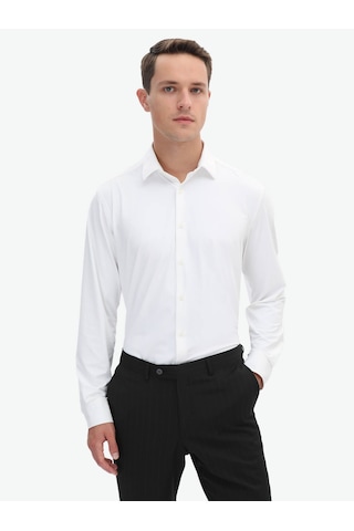 Kip Beyaz Regular Fit Casual Gömlek 4111993 Beyaz