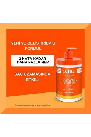 Cantu Büyük Boy Saç Bakım Seti- Şampuan+ Saç Kremi+ Bukle Belirginleştirici - Kıvırcık, Dalgalı Saçlar