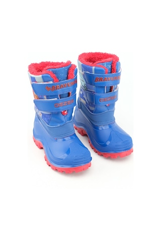 Gezer Kışlık Erkek Çocuk İçi Peluşlu Cırt Cırtlı Ayarlanabilir Su Geçirmez Braveman Kar Bot Çizme Gc2kpm.00636.00.gz9.h33 Saks Mavi