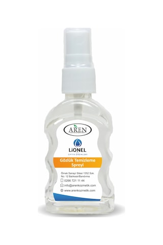 Gözlük Temizleme Solüsyonu 1 Adet Ve 1 Adet Mikrofiber Bez