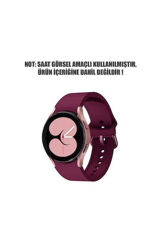 Microsonic Samsung Uyumlu Galaxy Watch 5 44mm Kordon Solid Silicone Band
