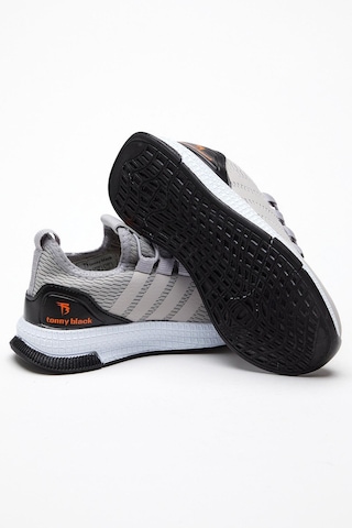 Tonny Black Rahat Kalıp Şeritli Bağcıklı Çocuk Unisex Füme Spor Ayakkabı Tbqnt-3 Füme