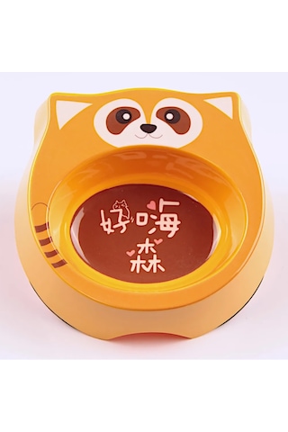 Bobo Sarı Köpek Kedi Köpek Mama Su Kabı Bo-3146a5 270 ML