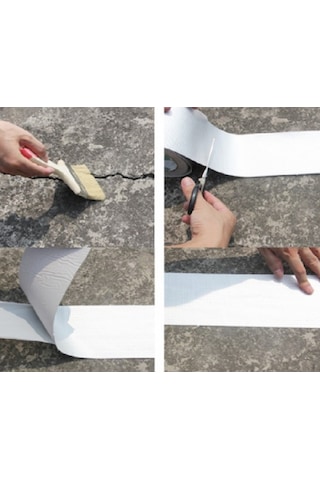 5 Metre X 10Cm Çamur Bant Alüminyum Izolasyon Tamir Çatlak Bantı (462497443)
