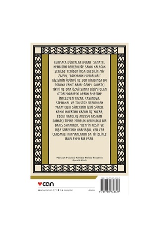 Kendi Hayatını Yazan Üç Yazar: Casanova, Stendhal, Tolstoy - Can Yayınları