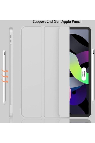 Apple Uyumlu iPad, Pro 11 1. Nesil 2018 Kılıf Kalem Bölmeli Smart Case A1
