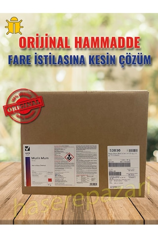 Vebi Murin Mum Blok Fare İlacı 20 KG