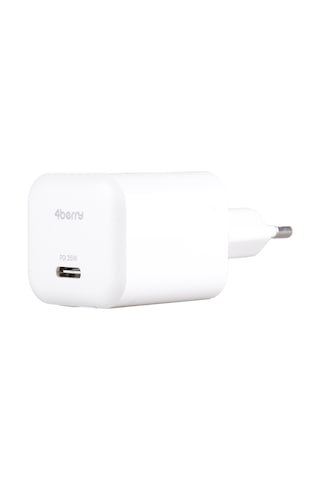 As74 25w Pd 3a Type-c Çıkışlı Şarj Adaptörü Başlık Beyaz