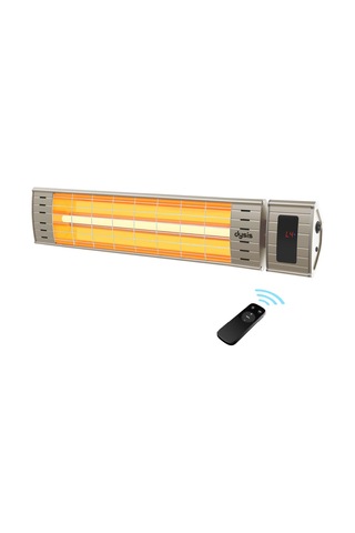 Dysis Art Plus Karbon Serisi IP65 Suya-Toza Dayanıklı 2300 W Bej Uzaktan Kumandalı İç/Dış Mekan Isıtıcı