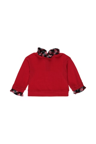 Panço Kız Çocuk Uzun Kollu Örme Triko Kırmızı 2321Gb18001-3478 001