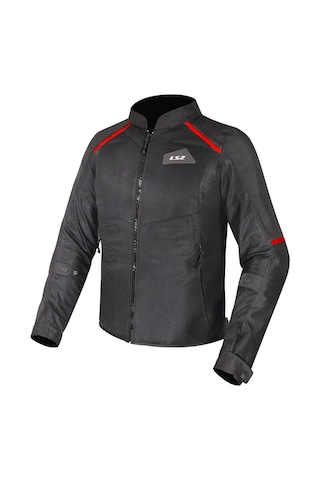 Ls2 Breeze Yazlık Fileli Mont Siyah-kırmızı