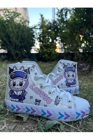 Scarpe Magiche Vak.ko Labubu Kız Çocuk Ayakkabısı 31-35 Numara Arası Işıksızdır Gümüş