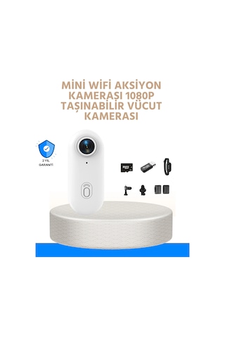 Suya Ve Darbeye Dayanıklı Kompakt Spor Kamera 1080p -