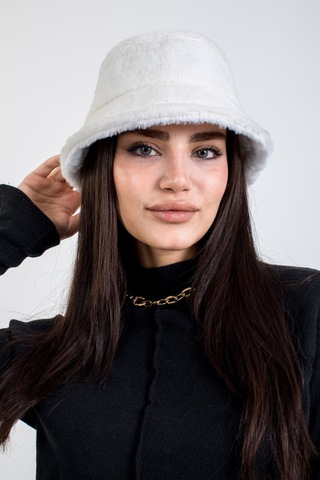 Ladycolor Lady Color Yumuşak Dokulu Bucket Şapka Beyaz