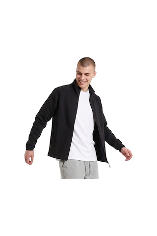 Sportive Elio Full-zip Erkek Siyah Günlük Stil Eşofman Üstü 26ye0001-syh