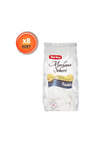 Torku Mevlana Şekeri Sade 8 x 450 G Torku Mevlana Şekeri Sade 8 x 450 G
