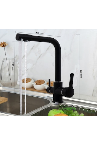 3 Yollu Arıtma Bataryası Şebeke Ve Arıtma Çıkış SİYAH