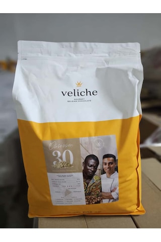 Veliche Belçika Beyaz Pul Çikolata %30 10kg